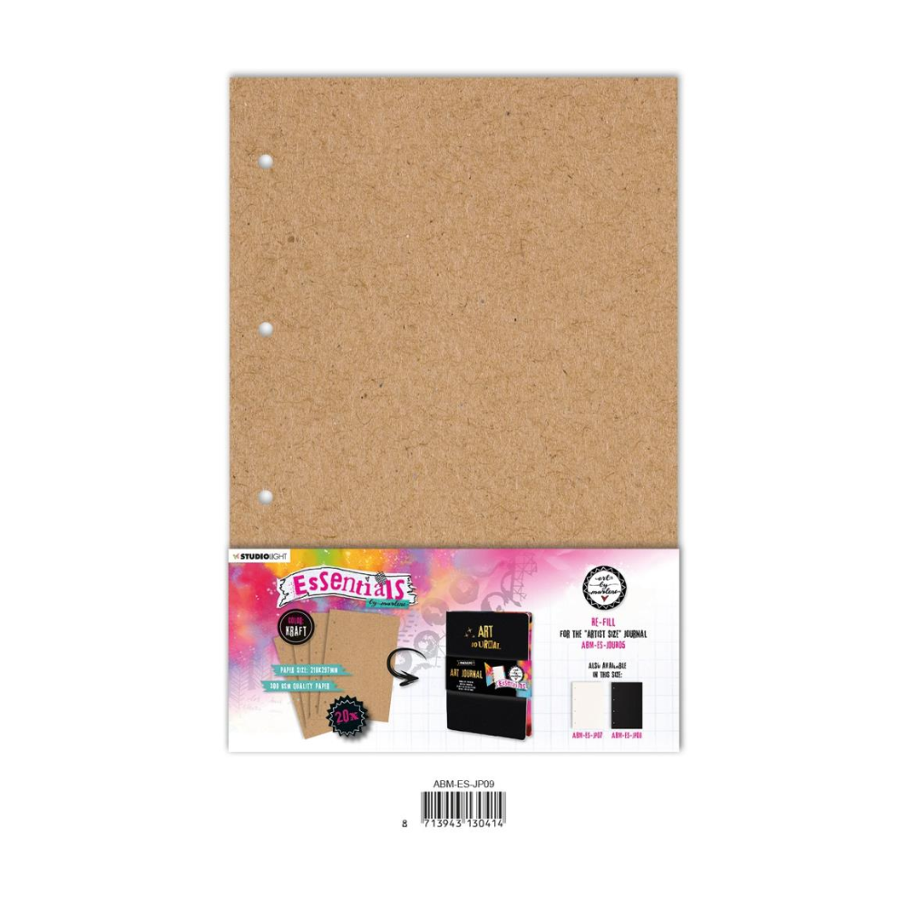 Pages Kraft pour Journal Art by Marlene