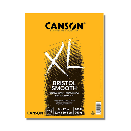 Tablette de papier à dessin Bristol lisse XL - Canson - Mtout