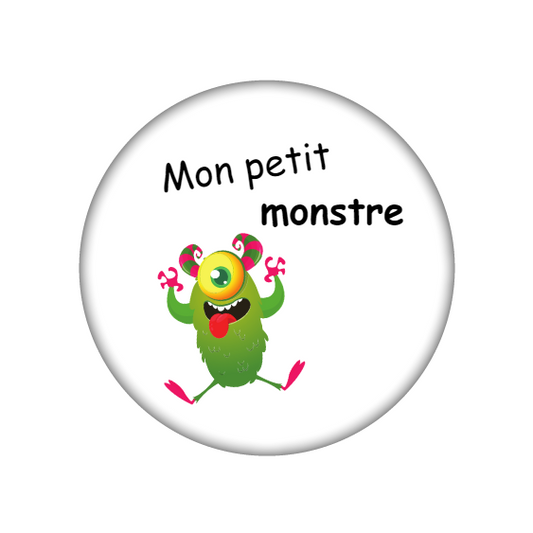 Badge Mon petit monstre vert
