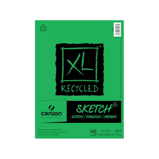 Cahier à dessin recyclé XL 9x12