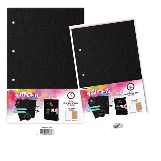 Pages noires pour Journal Art by Marlene