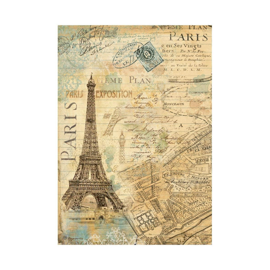 Papier de Riz Stamperia Around The World Paris