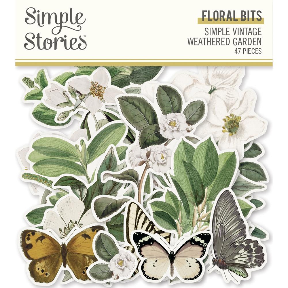 Embellissement découpées Floral - Simple Stories - Mtout