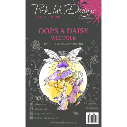 Estampe Oops A Daisy A6 petite - Pink Ink Designs - Mtout