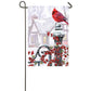Drapeau décoratif de jardin - Cardinal Hiver - Evergreen - Mtout