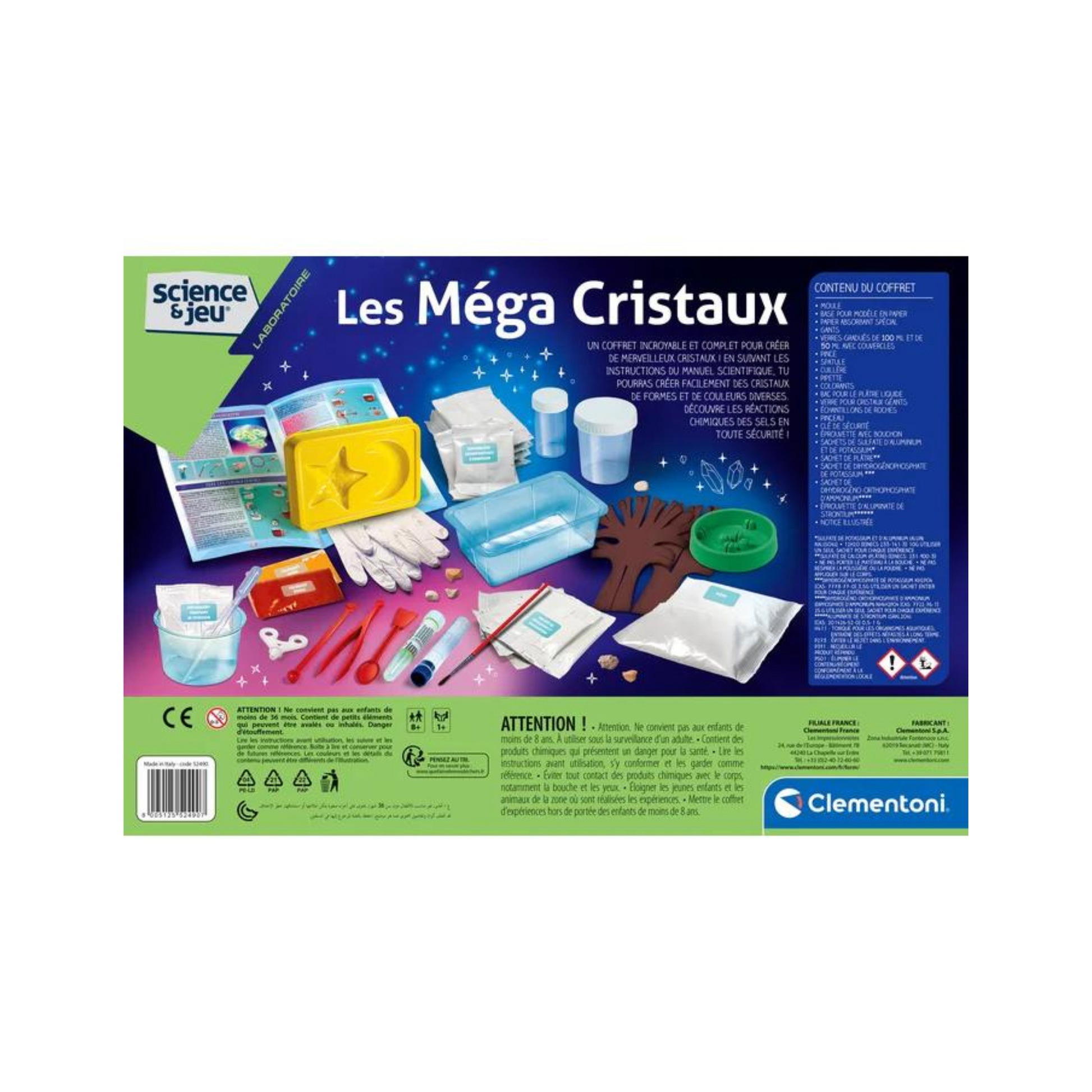 Les Méga cristaux - Clementoni - Mtout