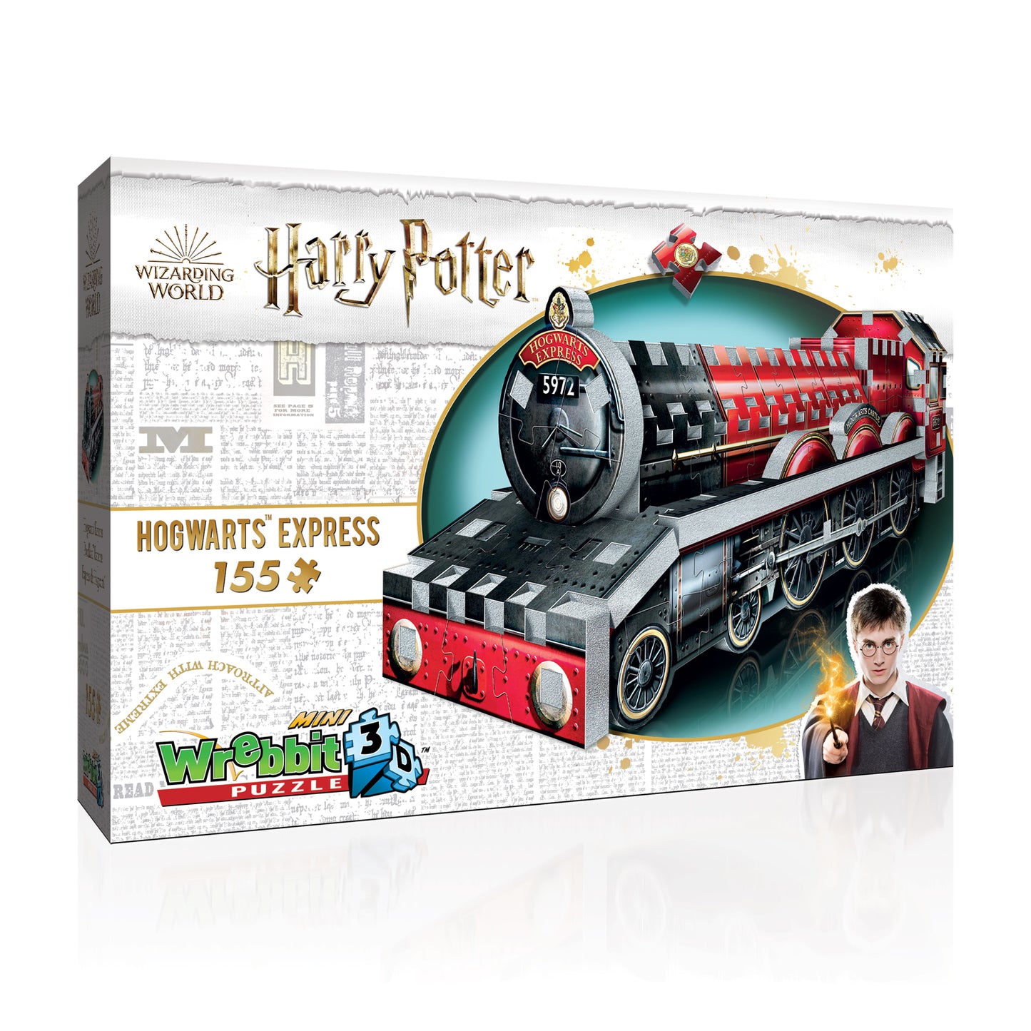 Casse-tête 3D Poudlard Express mini - Harry Potter - Wrebbit3D - Mtout