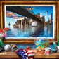 Casse-tête Une vue de New York - Masterpieces - Mtout