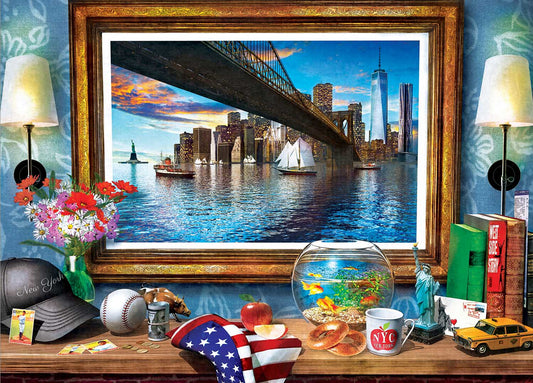 Casse-tête Une vue de New York - Masterpieces - Mtout