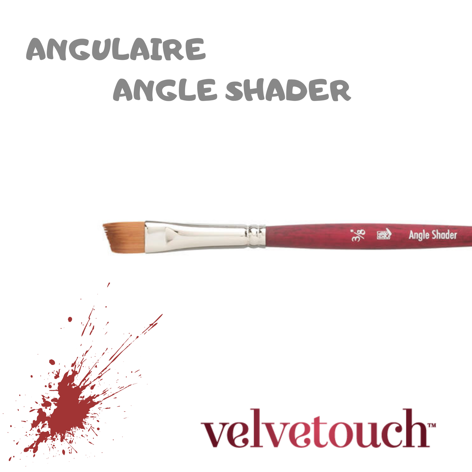 Pinceau Velvetouch Angle shader - Princeton Velvetouch - Mtout