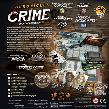 Enquête criminel "Chronicles of Crime" - Lucky Duck - Mtout
