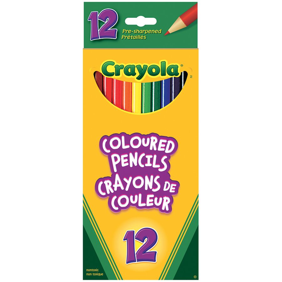 Crayons colorier crayola Boîte de 12 - Crayola - Mtout