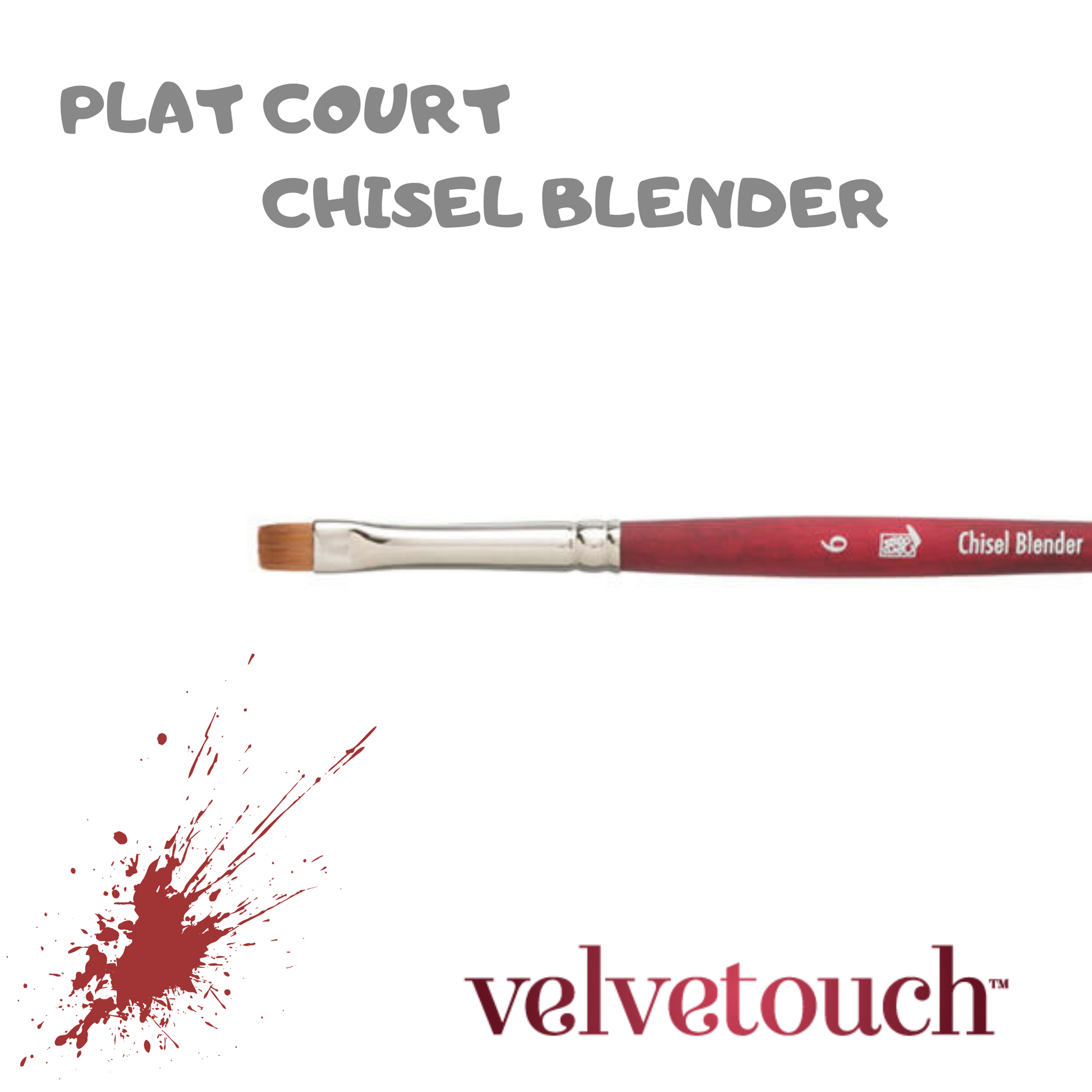 Pinceau Velvetouch Chisel blender - Princeton Velvetouch - Mtout