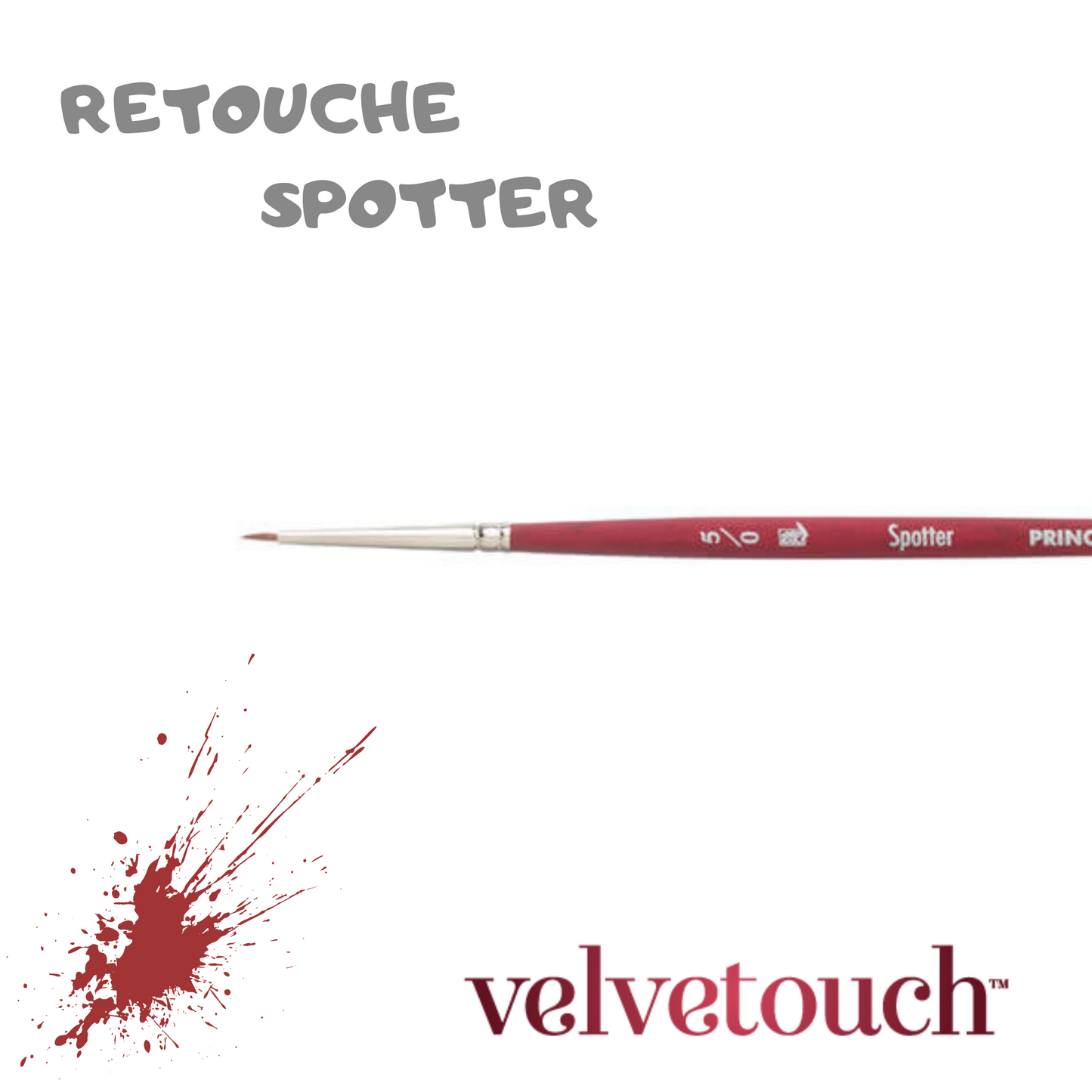 Pinceau Velvetouch Spotter - Princeton Velvetouch - Mtout