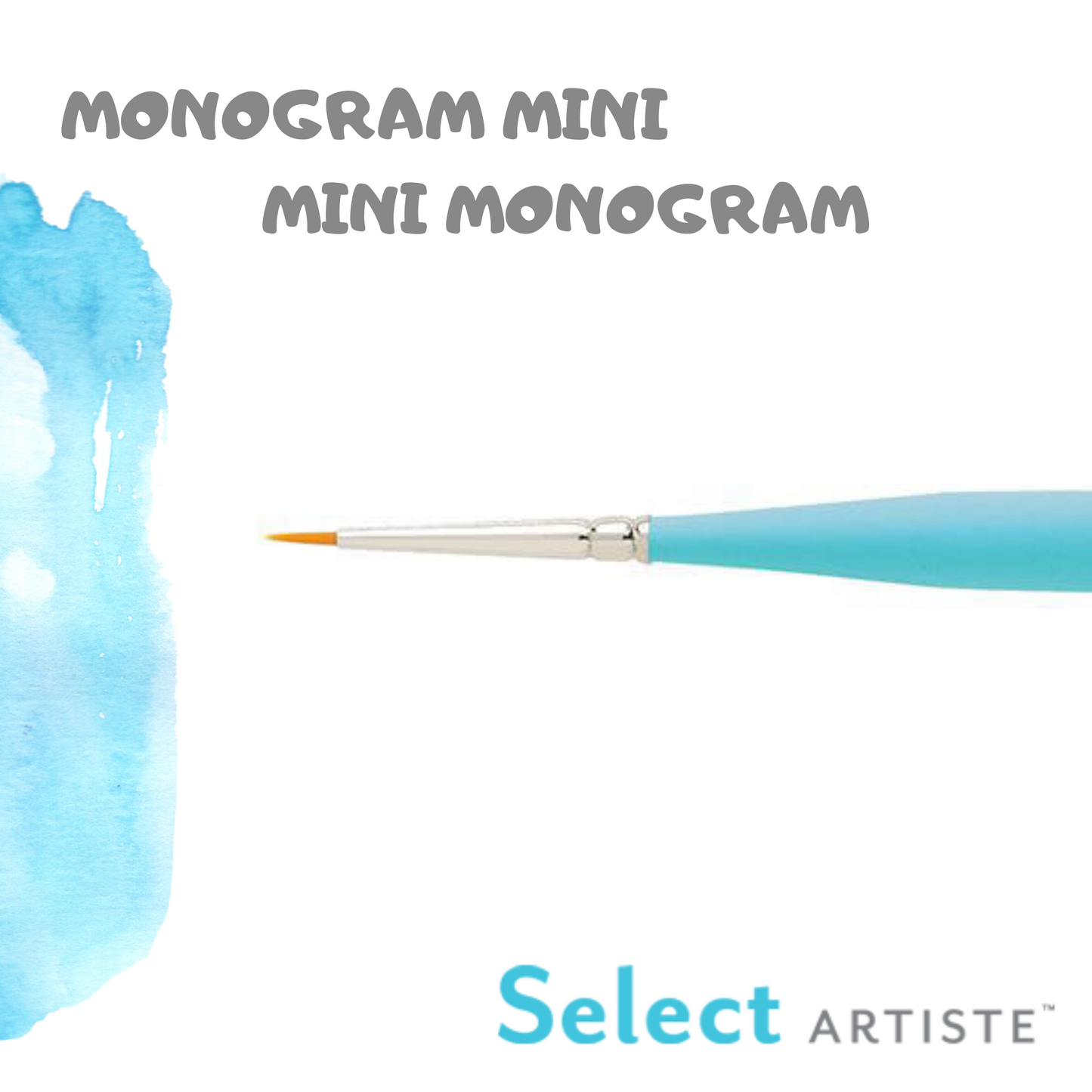Pinceau Princeton Select Monogram mini - Princeton Select - Mtout