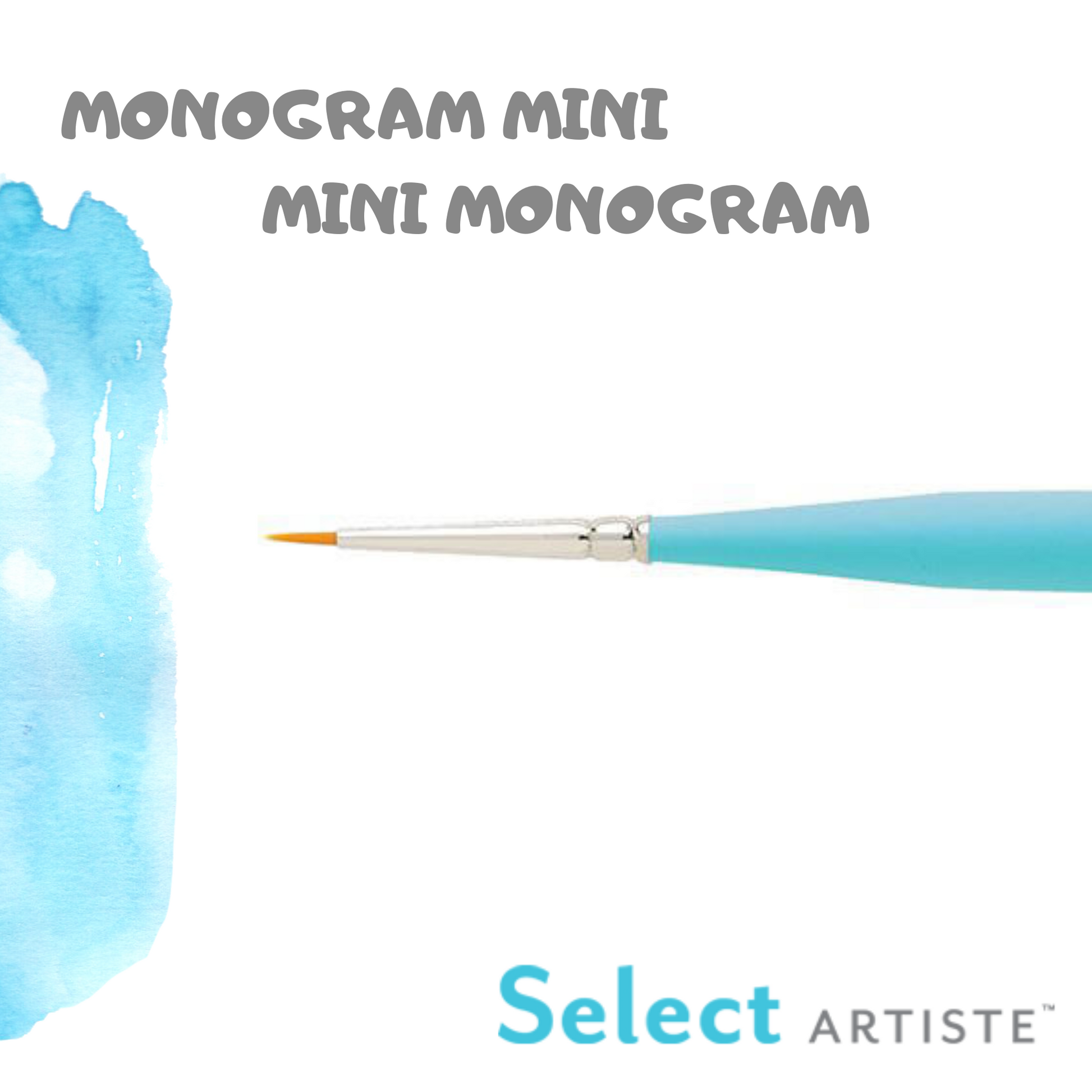 Pinceau Princeton Select Monogram mini - Princeton Select - Mtout