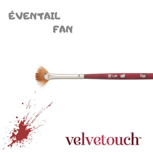 Pinceau Velvetouch Fan - Princeton Velvetouch - Mtout
