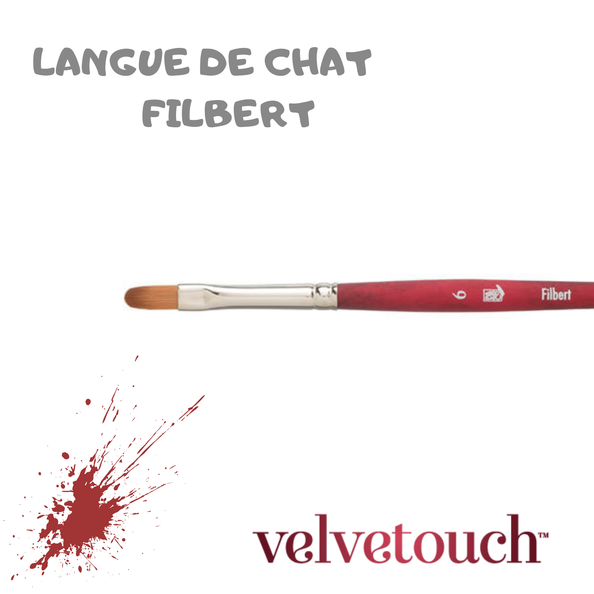 Pinceau Velvetouch Filbert - Princeton Velvetouch - Mtout