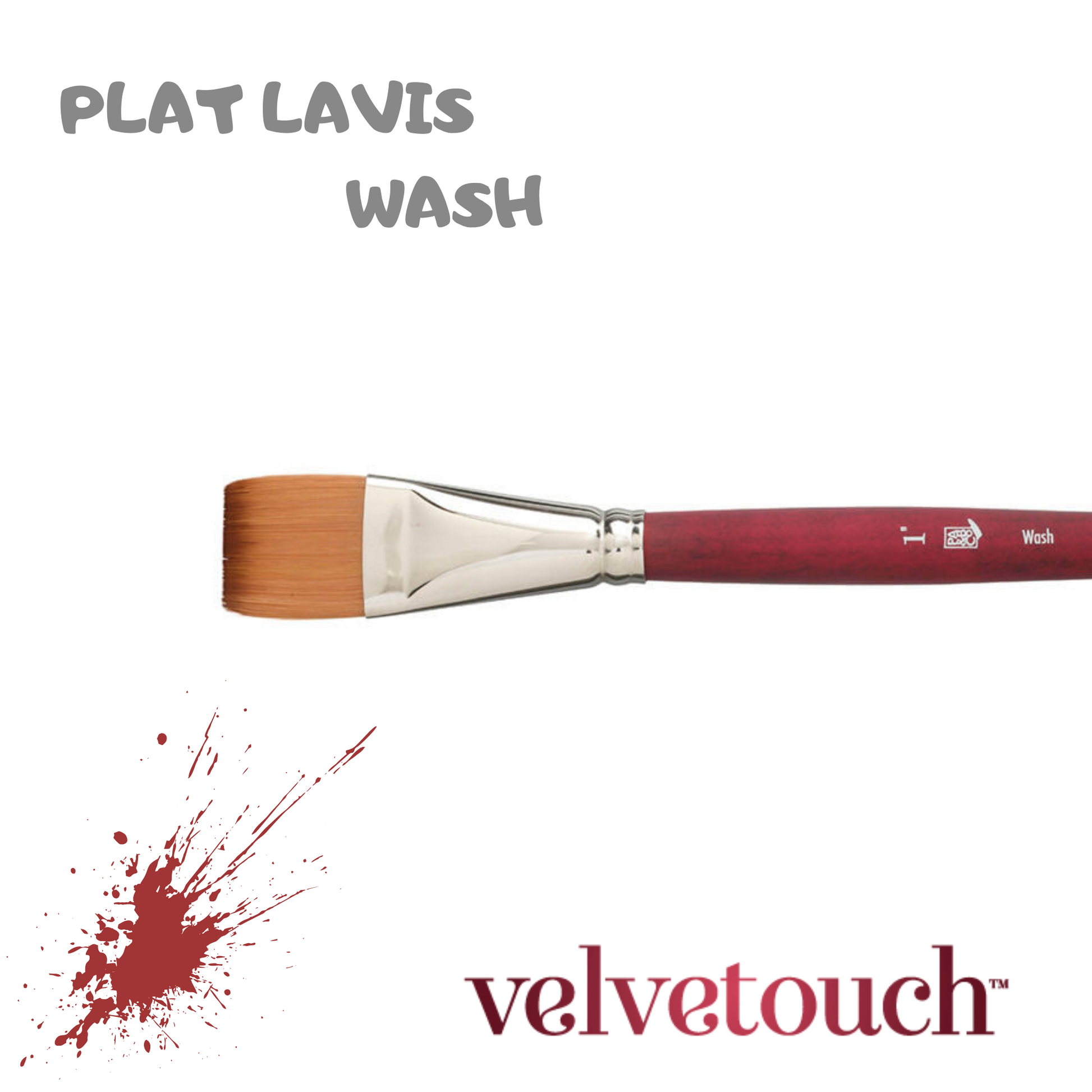 Pinceau Velvetouch Wash - Princeton Velvetouch - Mtout