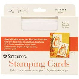 Cartes pour estampiller (10) - Strathmore - Mtout