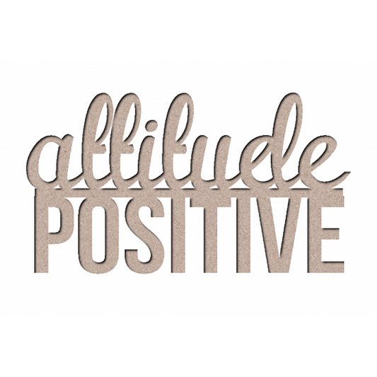 Chipboard Attitude positive