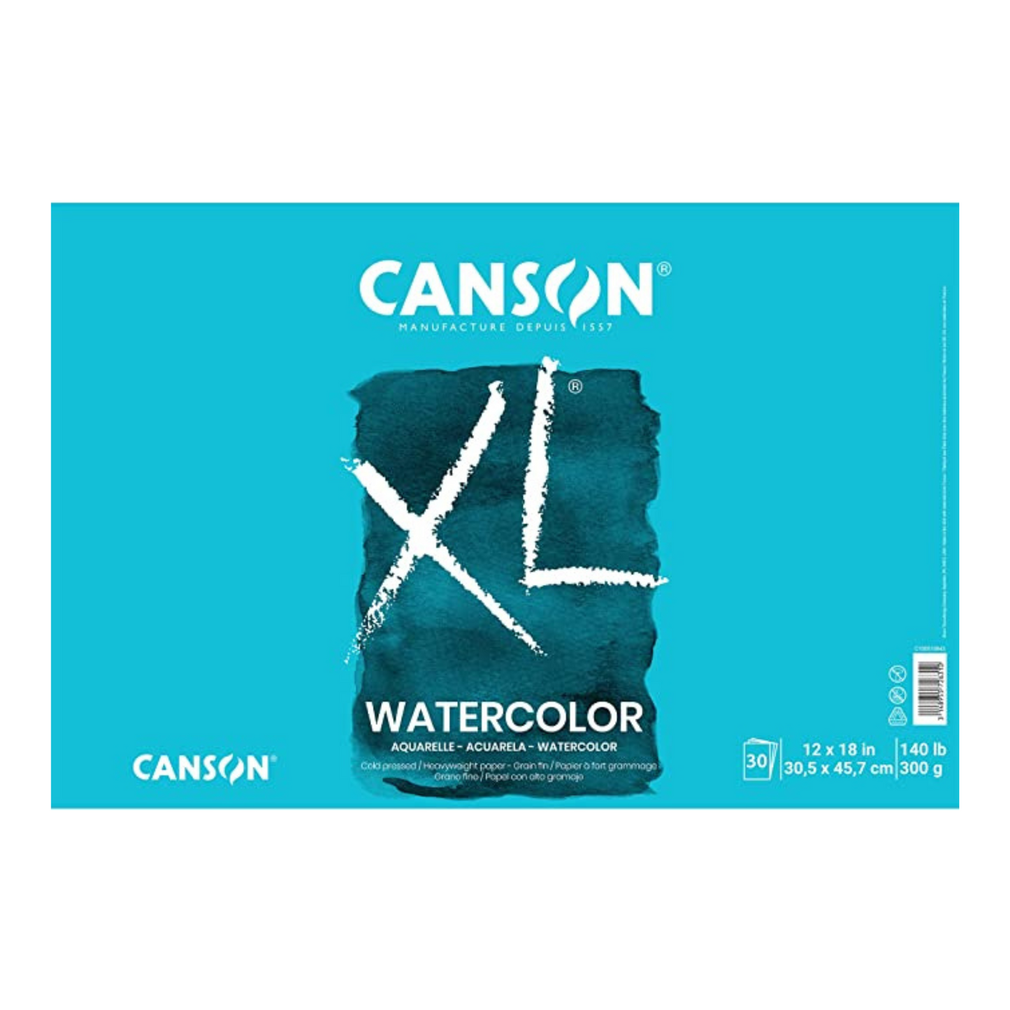 Tablette de papier aquarelle XL - Canson - Mtout
