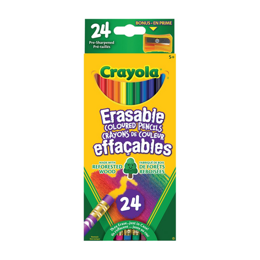 Crayons colorier crayola effaçables Boîte de 24