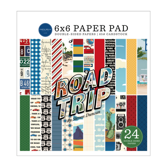 Bloc de papier Road Trip 6" x 6"